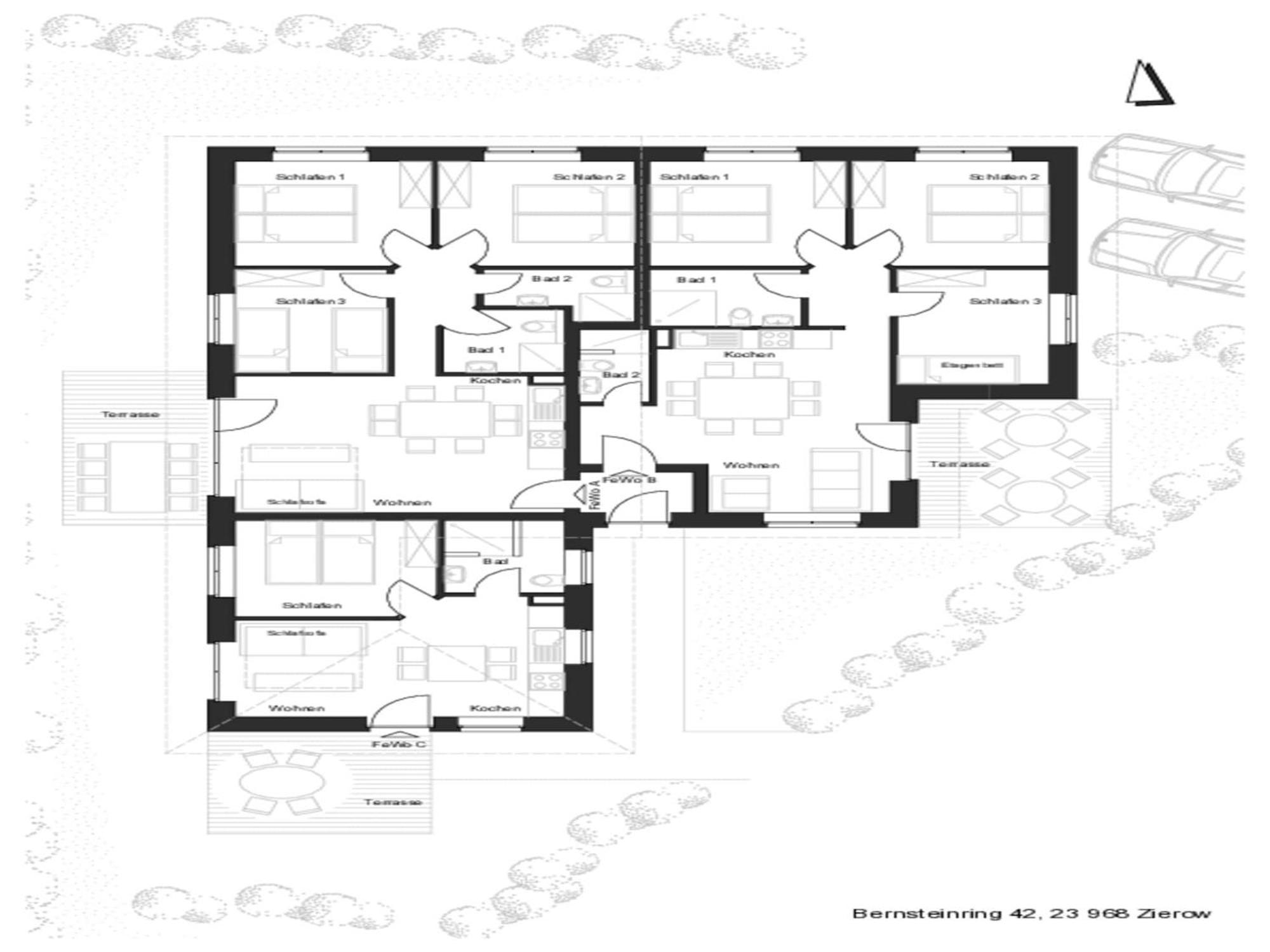 Peaceful Apartment In Zierow With Terrace Exterior photo